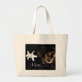 Mam... Cavalier King Charles Spaniel Grote Tote Bag (Voorkant)