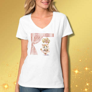 MAM Charmante Ballerina Kat 1e Verjaardag Meisje N T-shirt