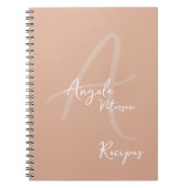 Mam Chef Recipes Dusty Roos Notitieboek (Voorkant)