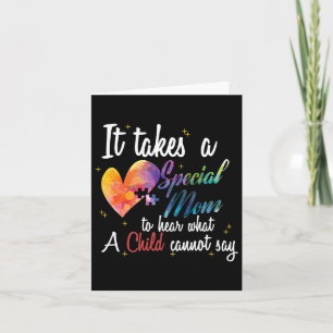 Mam Child Love Puzzle Inspirerend Autism Awarene Kaart