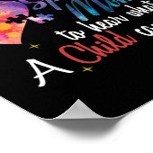 Mam Child Love Puzzle Inspirerend Autism Awarene Poster (Hoek)