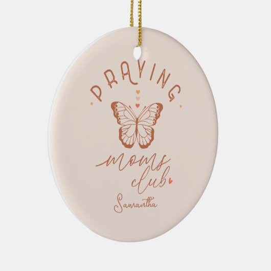 Mam Club bidden Keramisch Ornament (Rechts)