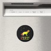 Mam Colorful German Shepherd Magneet (Insitu (Vaatwasser))