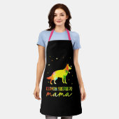 Mam Colorful German Shepherd Schort (Gedragen)