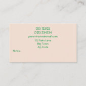 Mam Contact Waterverf Visitekaartje (Achterkant)