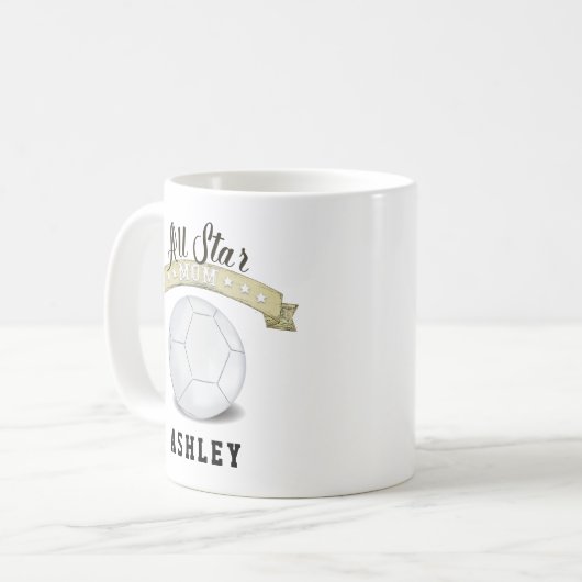 Mam Cute Whimsical All Star Volleyball  Koffiemok (Voorkant links)
