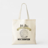 Mam Cute Whimsical All Star Volleyball  Tote Bag (Achterkant)