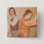 mam&daddydancin vierkante button 5,1 cm (Voorkant)