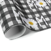 Mam Daisy op Gingham inpakpapier (Rol Hoek)