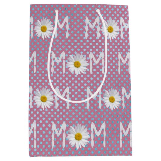 Mam Daisy op poka Dots Medium Cadeauzakje (Voorkant)