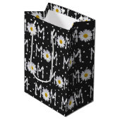 Mam Daisy op poka Dots Medium Gift Bag Cadeauzakje (Voorkant Gekanteld)