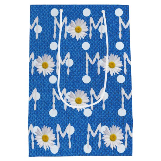 Mam Daisy op poka Dots Medium Gift Bag Cadeauzakje (Achterkant)