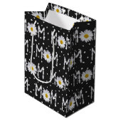 Mam Daisy op poka Dots Medium Gift Bag Medium Cadeauzakje (Voorkant Gekanteld)