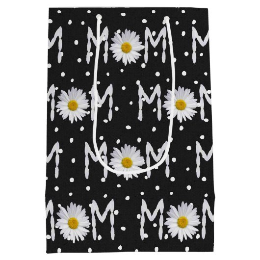 Mam Daisy op poka Dots Medium Gift Bag Medium Cadeauzakje (Achterkant)