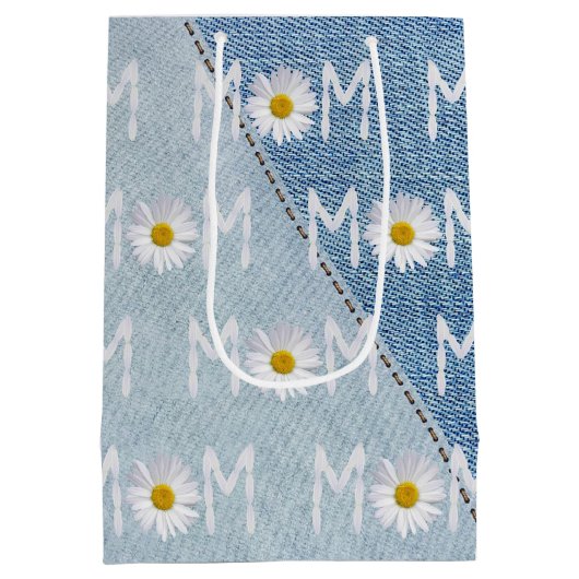 Mam Daisy over Denim Medium Cadeauzakje (Achterkant)