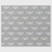 Mam Daisy over poka Dots Wrapping Paper Cadeaupapier (Vlak)
