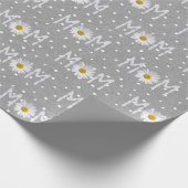 Mam Daisy over poka Dots Wrapping Paper Cadeaupapier (Hoek)