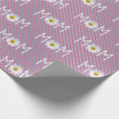 Mam Daisy over poka Dots Wrapping Paper Cadeaupapier (Hoek)