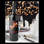 Mam & Dan Jubileum Party Wijn Etiket