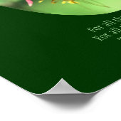 Mam Dank je houdt van je Columbine gepersonaliseer Poster (Hoek)