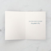 Mam Dank u Quote  Floral Kaart (Binnen)