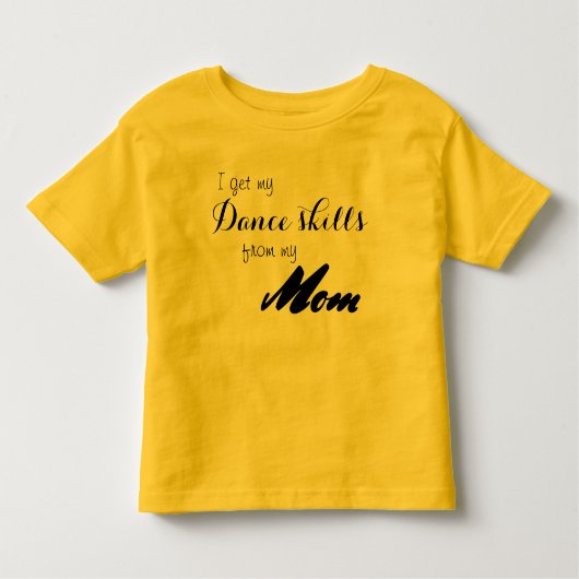 Mam dansen shirt dansen (Voorkant)