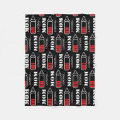 Mam dat een baby- of moederdag aanrekent fleece deken (Voorkant)