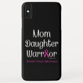 Mam Daughter Warrior.. Borstkanker Case-Mate iPhone Case (Achterkant)