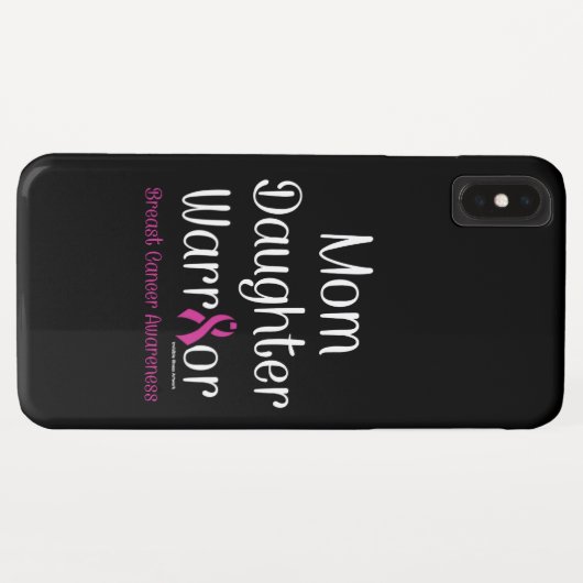 Mam Daughter Warrior.. Borstkanker Case-Mate iPhone Case (Achterkant (horizontaal))