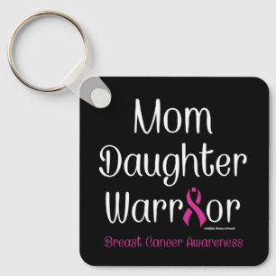 Mam Daughter Warrior.. Borstkanker Sleutelhanger