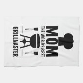 Mam de beste Grillmaster keukenhanddoek ter wereld (Horizontaal)