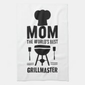 Mam de beste Grillmaster keukenhanddoek ter wereld (Verticaal)