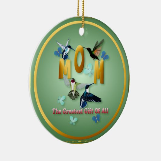 Mam_de grootste geschenk van alle siervoorwerpen keramisch ornament (Rechts)