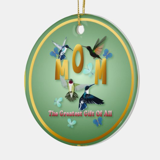 Mam_de grootste geschenk van alle siervoorwerpen keramisch ornament (Links)