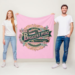 Mam de grootste sukkel van mij naar jou sturen fleece deken