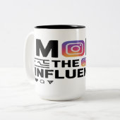 Mam: de OG-influencer Tweekleurige Koffiemok (Voorkant links)