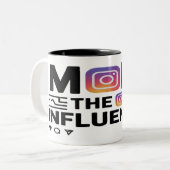 Mam: de OG-influencer Tweekleurige Koffiemok (Voorkant links)