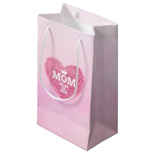 Mam De Queen Moederdag | Gift Bag Klein Cadeauzakje (Voorkant Gekanteld)
