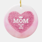 Mam De Queen Moederdag | ORNAMENT (Achterkant)