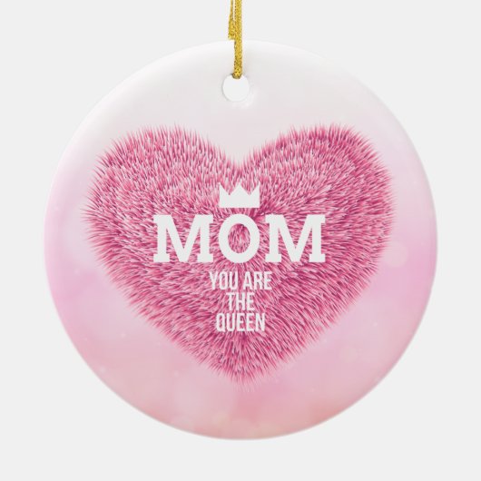 Mam De Queen Moederdag | ORNAMENT (Achterkant)