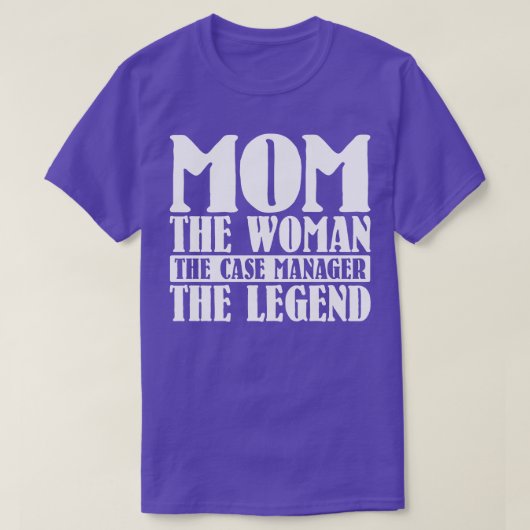Mam De Vrouw De Hoesje Manager De3 T-shirt (Design voorkant)
