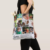 Mam Definition Citaat 12 Foto Collage Tote Bag (Dichtbij)