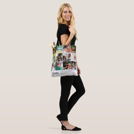 Mam Definition Citaat 12 Foto Collage Tote Bag (Op model)