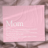 Mam Definition Fun Cool Pink Fleece Blanket