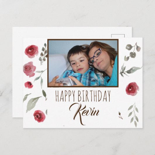 Mam die haar Kind vrolijk verdient Briefkaart (Voorkant / Achterkant)