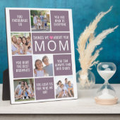 Mam Dingen die we leuk vinden aan je Fotocollage Fotoplaat (Zijkant)