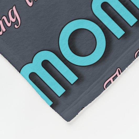 Mam doet het meeste - grappige moederoffertes fleece deken (Hoek)