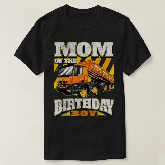 Mam - Dump Truck Birthday T-shirt (Design voorkant)