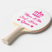Mam een titel net boven Queen | MOEDERDAG Tafeltennisbatje (Voorkant Gekanteld)