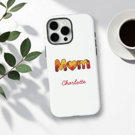 mam | Eenvoudig cadeau voor mama | Schattigee Moed iPhone 16 Pro Max Hoesje